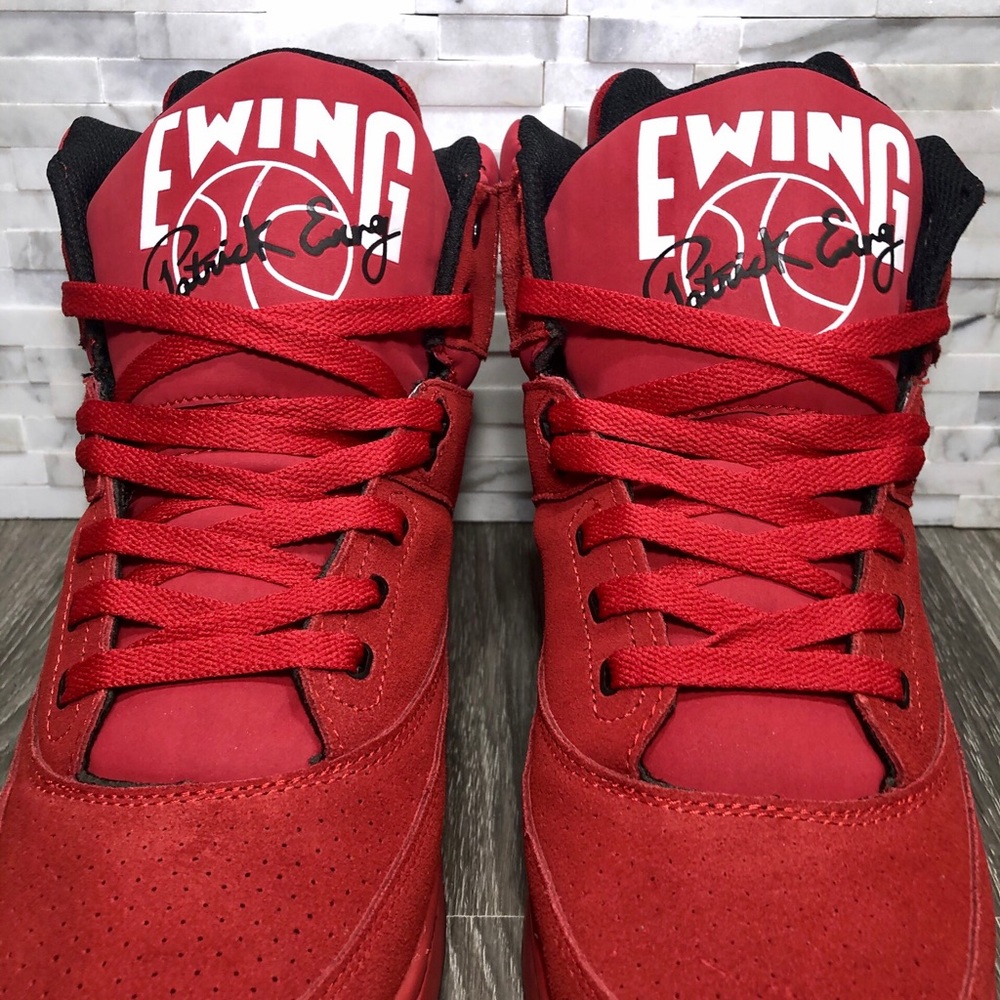 Ewing 33 Hi Red & Black OG VNDS With OG Box - Picture 15 of 16